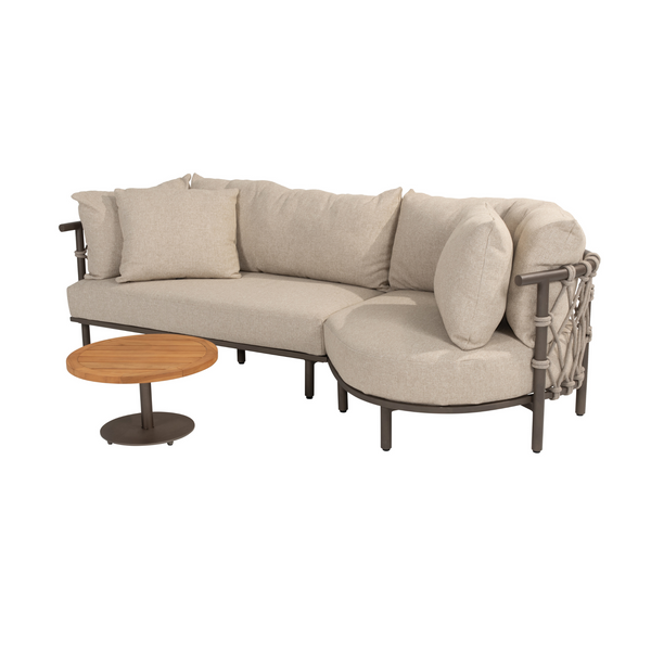 4 Seasons Outdoor Ezra 3-delige loungeset inclusief Volta salontafel