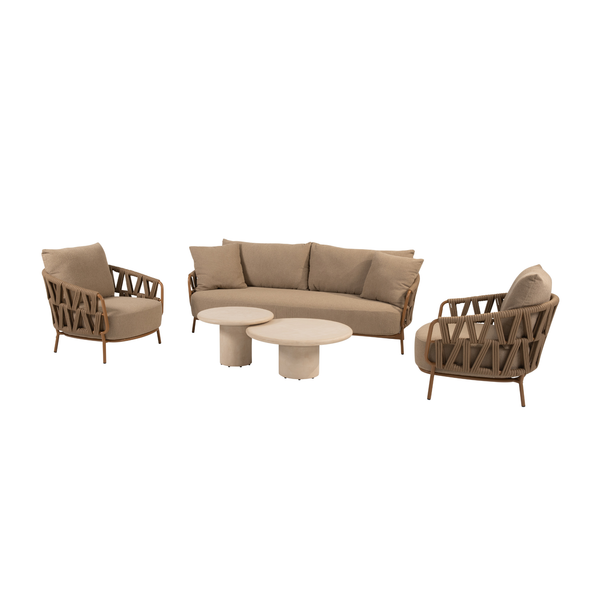 4 Seasons Outdoor 5-delige loungeset Biarritz Hampton