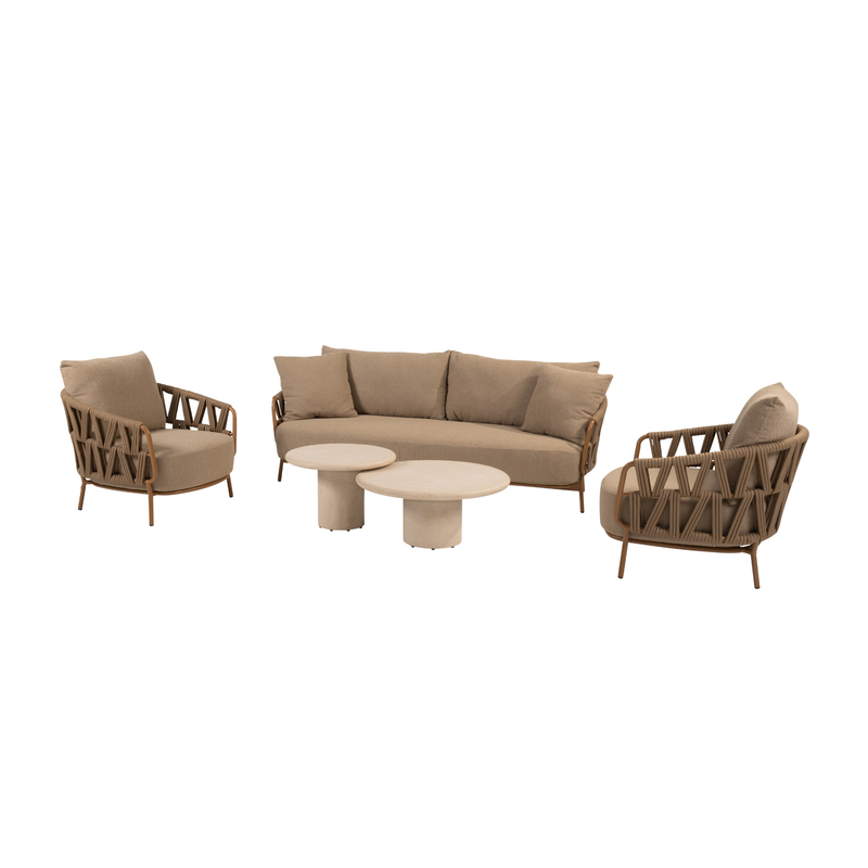4 Seasons Outdoor 5-delige loungeset Biarritz Hampton