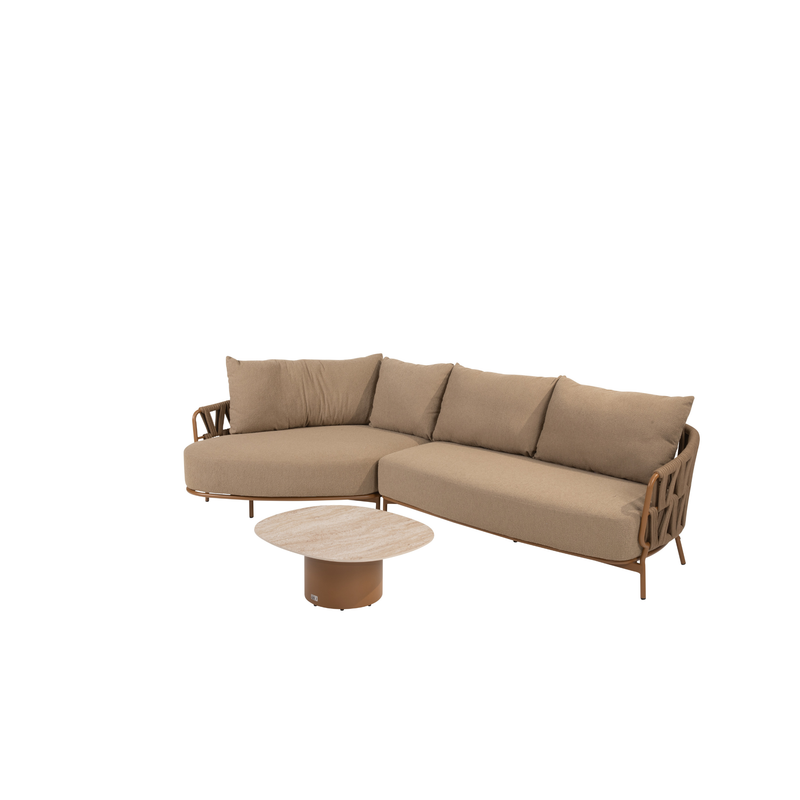 4 Seasons Outdoor 3-delige chaise longue set Biarritz Sofie