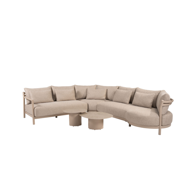 4 Seasons Outdoor Mykonos 5-delige loungeset incl.Sofie salontafels