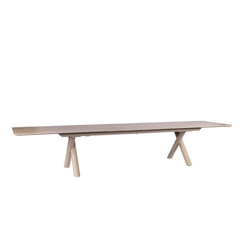 Yoi Maratea uitschuiftafel 280/340/400x100 cm salix