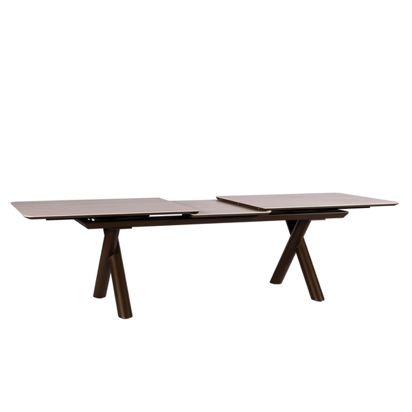 Yoi Maratea uitschuiftafel 280/340/400x100 cm bronze