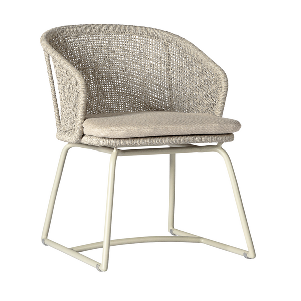 Max & Luuk Ravenna diningchair linen inclusief zitkussen