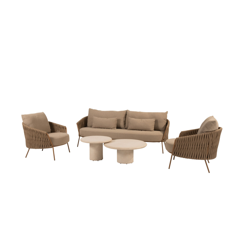 4 Seasons Outdoor 5-delige loungeset Molina Hampton
