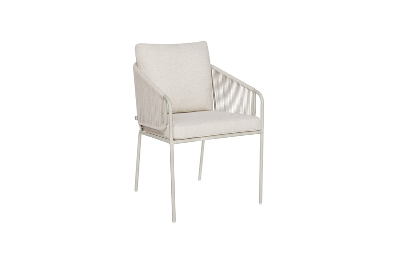 SUNS Revello diningchair camel sand frame en rope