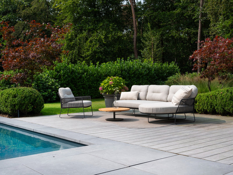 Taste by 4SO Rhodos loungechair inclusief kussens