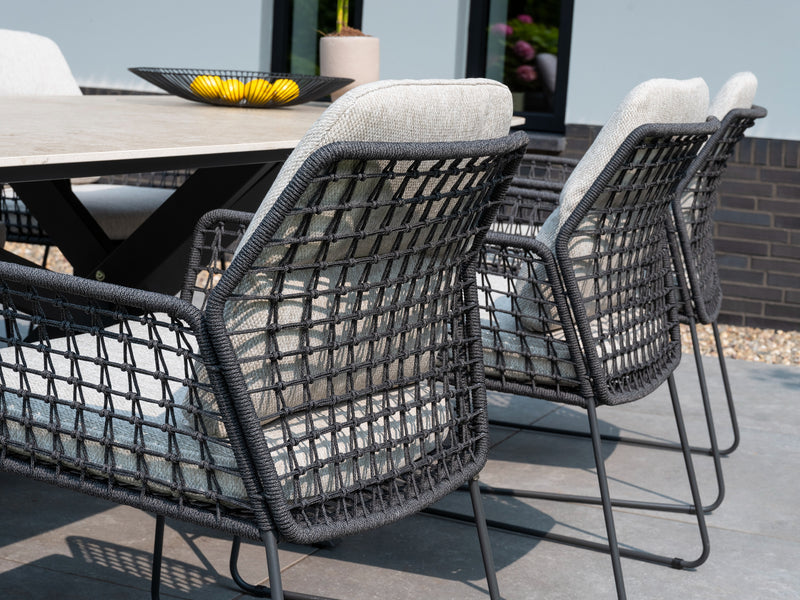 Taste by 4SO Rhodos diningchair inclusief kussens