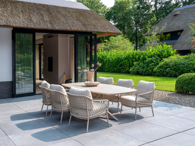 4 Seasons Outdoor Sardinia low diningchair inclusief kussens