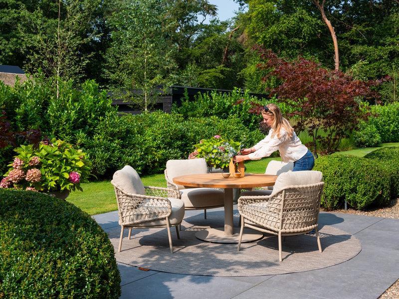 4 Seasons Outdoor Sardinia low diningchair inclusief kussens