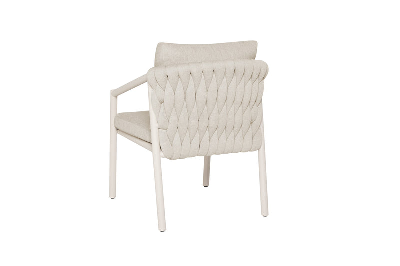 SUNS Sato diningchair camel sand inclusief kussens natural gravel