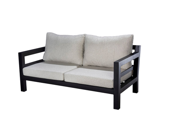 Yoi Midori sofa 2-zits alu black wool white