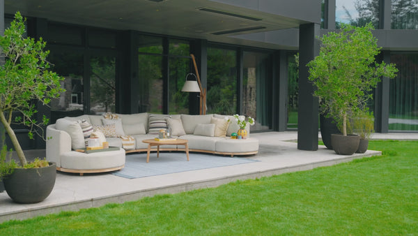 SUNS Kota 4-delige loungeset rounded