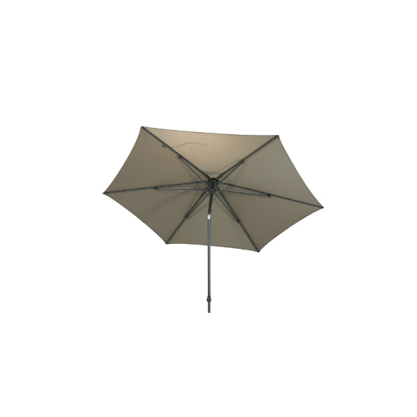 Azzurro middenstok parasol taupe 300 cm Ø