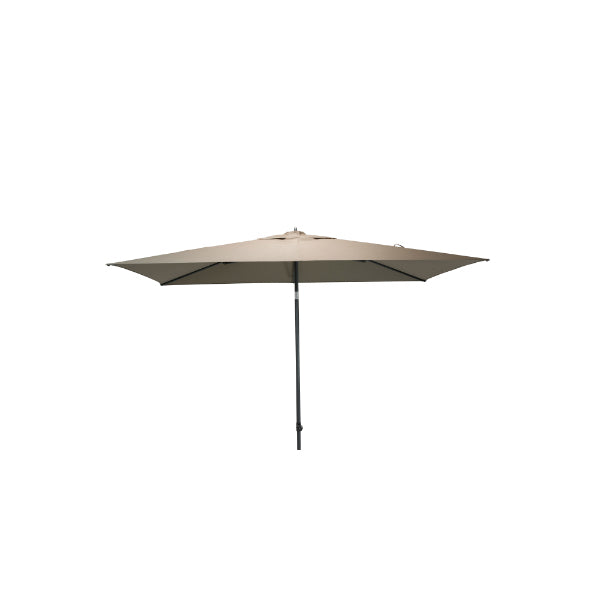 Azzurro middenstok parasol 200x300 cm frame antraciet doek taupe