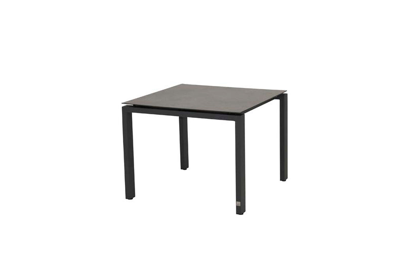 4SO Goa tafel 95x95 cm HPL top dark grey