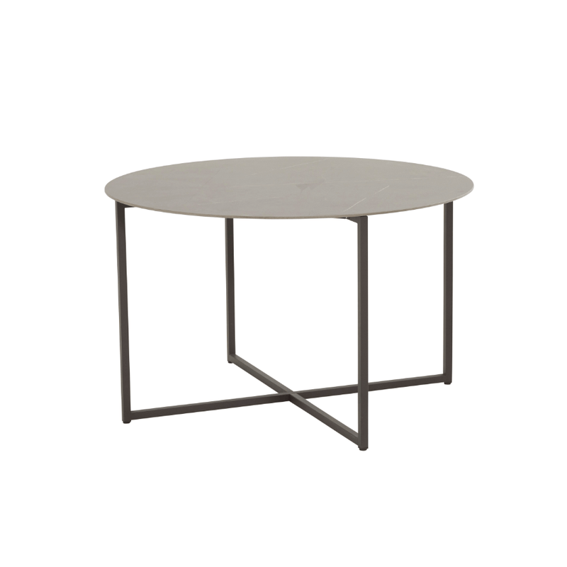 5-delige diningset Cottage Quatro 120 cm rond