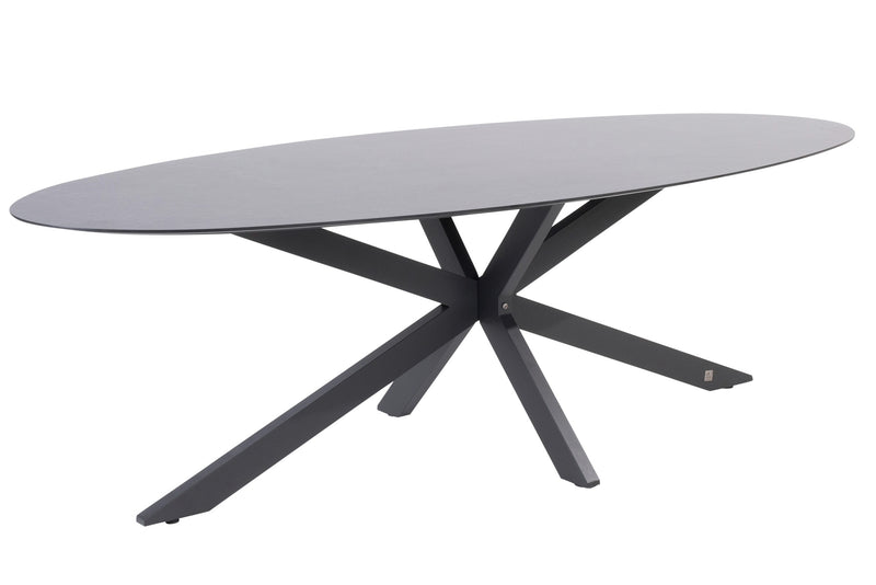 4 Seasons Outdoor Privada tafel ovaal HPL slate 240x107 cm