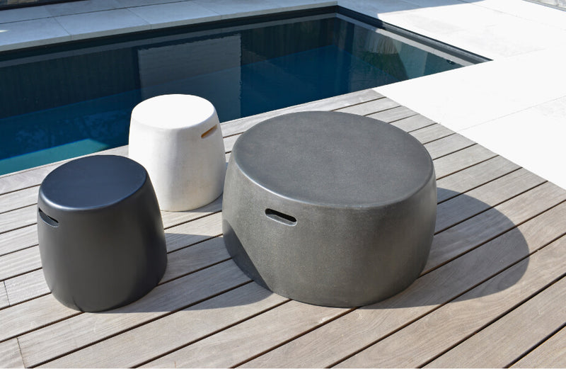 Max & Luuk Nick fiberglas bijzettafel lava