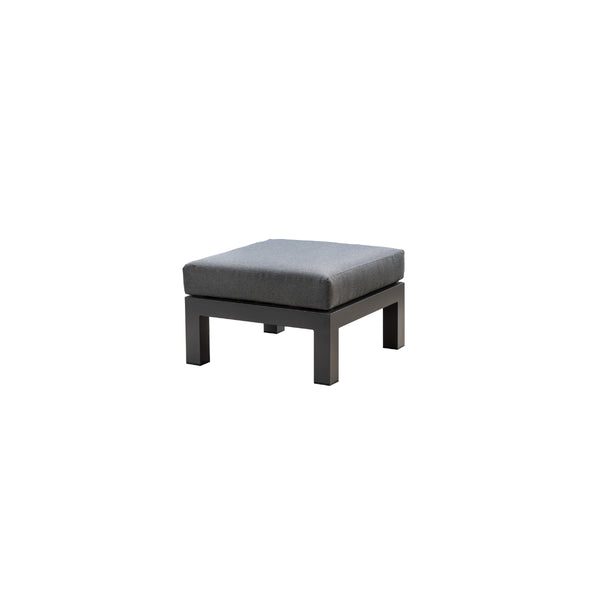 Yoi Midori footstool alu dark grey mixed grey