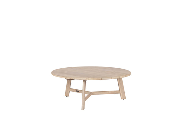 Max & Luuk Alan bijzettafel 100 cm Ø aged teak finish