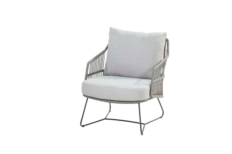 4SO Sampre livingchair antraciet silver grey