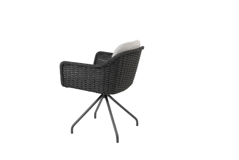 4 Seasons Outdoor Focus diningchair antraciet