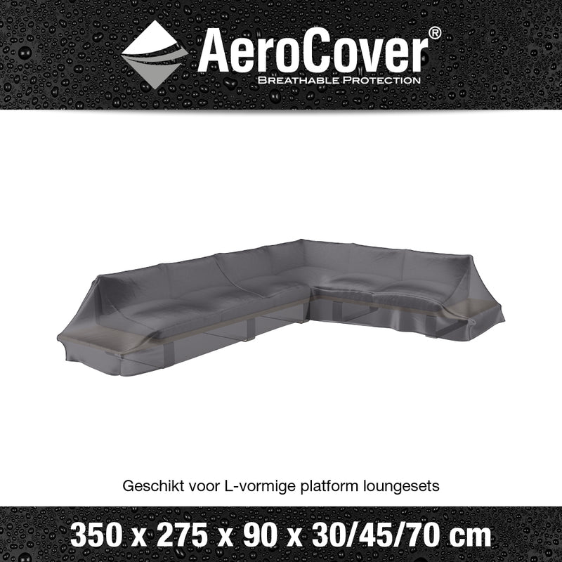 Aerocover platform lounge hoes 350x275x90xh30/45/70 rechts art.7885