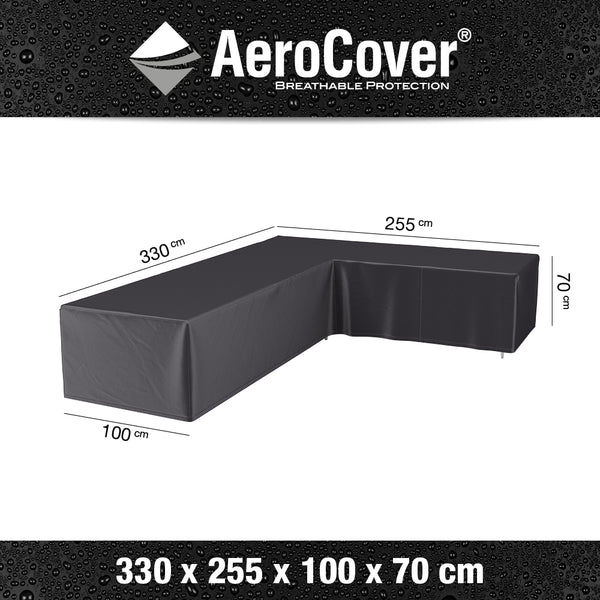 Aerocover lounge hoes L 330x255x100xh70 art.7947 rechts