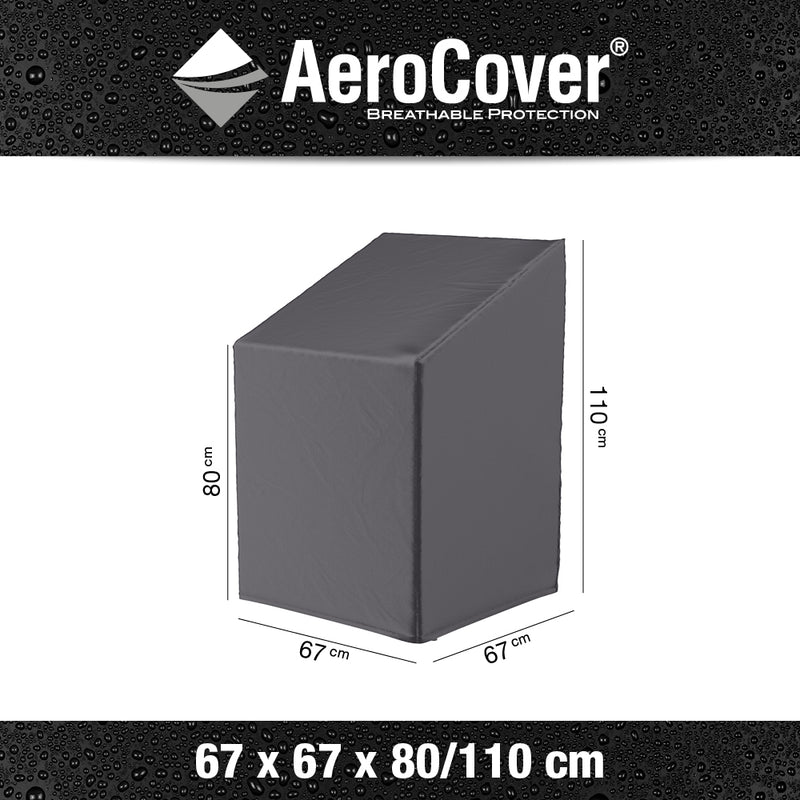 Aerocover hoes voor stapelstoelen 67x67xh80/110 cm art.7962