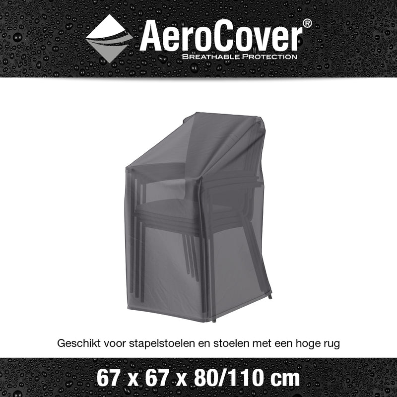 Aerocover hoes voor stapelstoelen 67x67xh80/110 cm art.7962