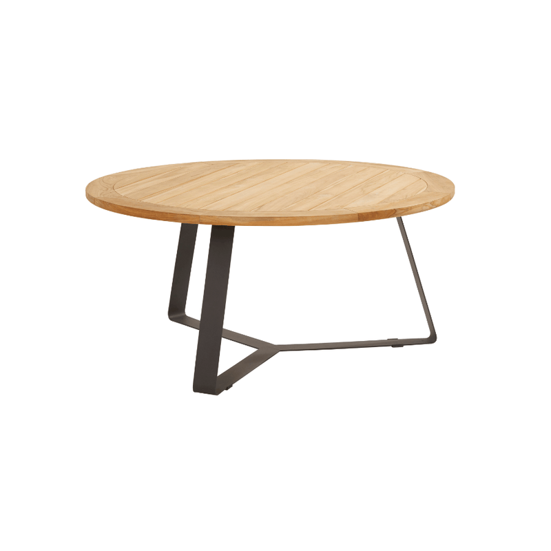 7-delige diningset Cottage Basso rond 160 cm