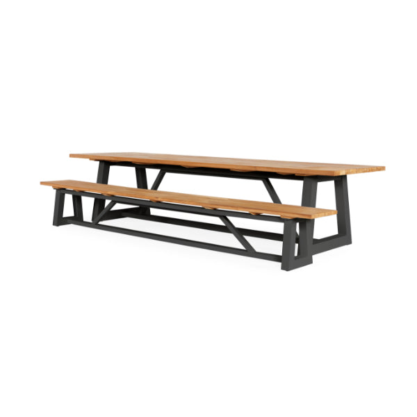Ovada tafel 340x100 cm antraciet