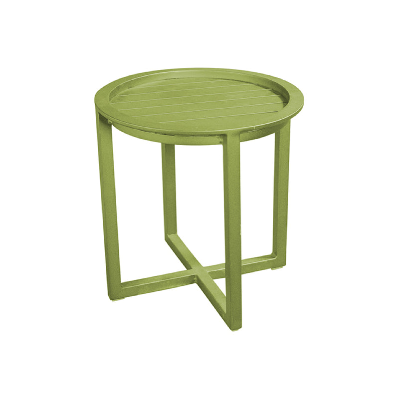 Queens loungetafel 50 cm olive alu