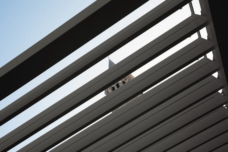 Overkapping SUNS Rota 360x720x250h cm matt royal grey