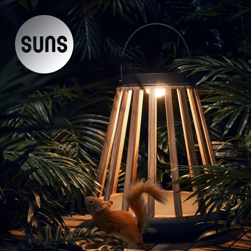 Buitenlamp mrs solar Kate antraciet maat S
