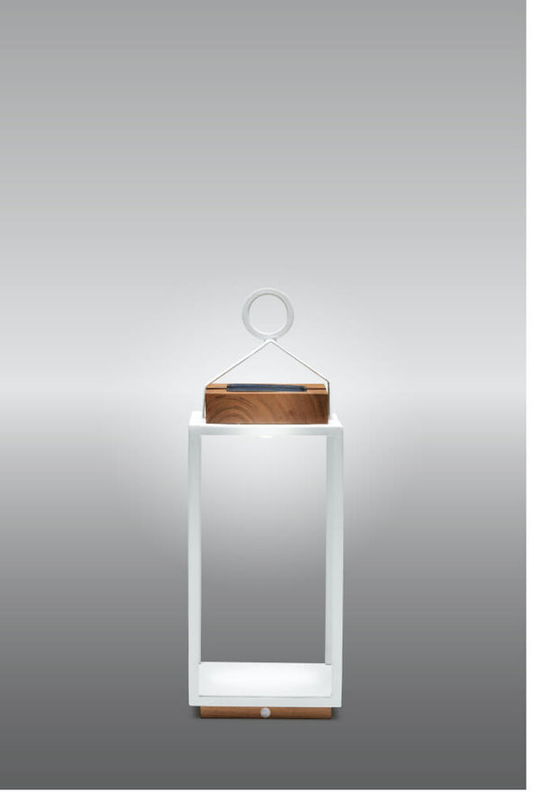 Buitenlamp mrs Solar Coco maat M wit