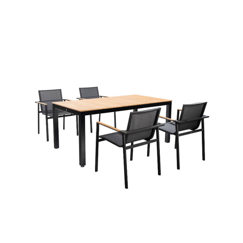 Arashi tafel 169x90 cm zwart