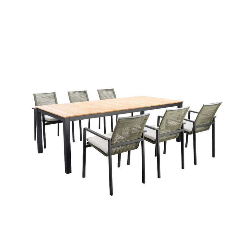 Arashi tafel 169x90 cm grijs